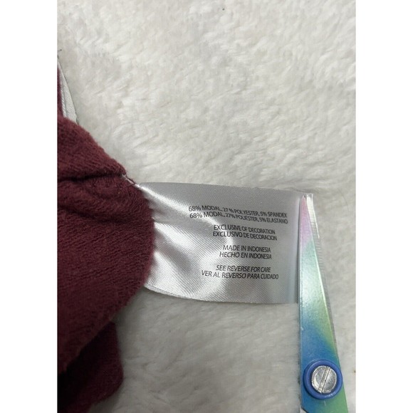 Orvis Womens Size XL Long Sleeve Crewneck Sweater Stretch Comfort Top Maroon - Picture 4 of 8